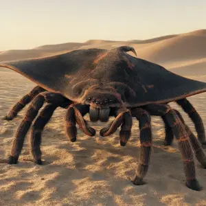 Manta ray + Tarantula